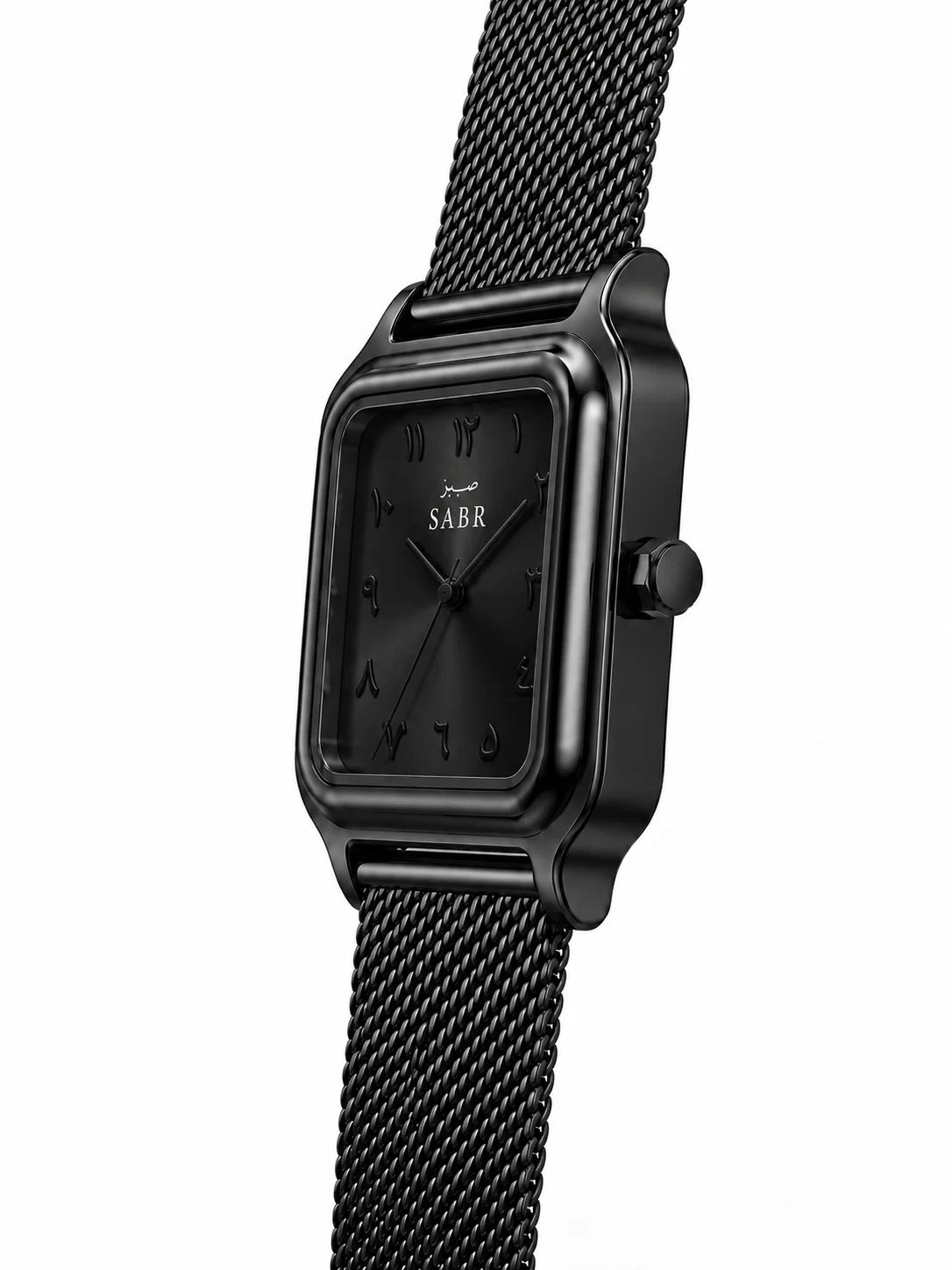 Noor Black Mesh