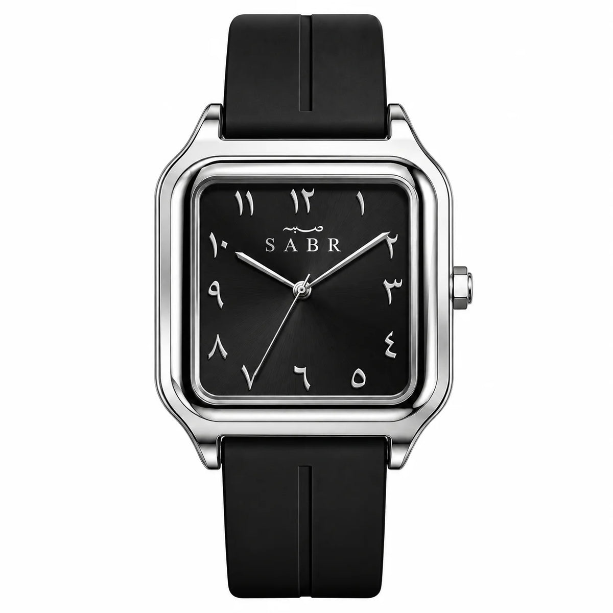 Noor Silver Black Dial