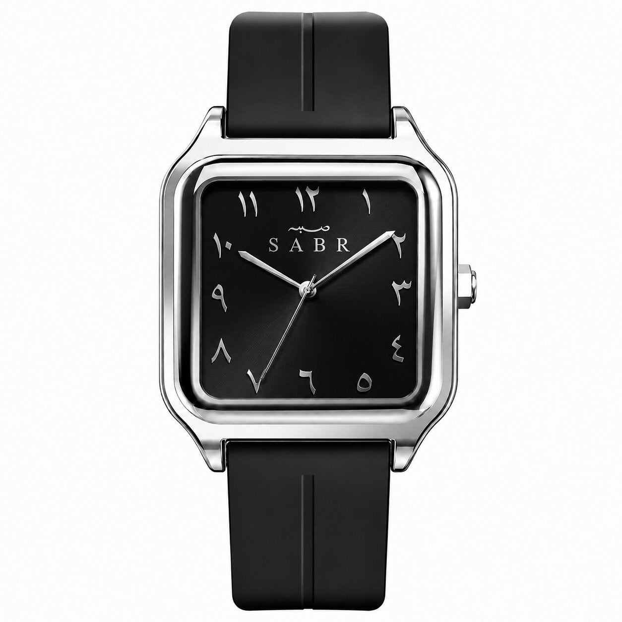 Noor Silver Black Dial