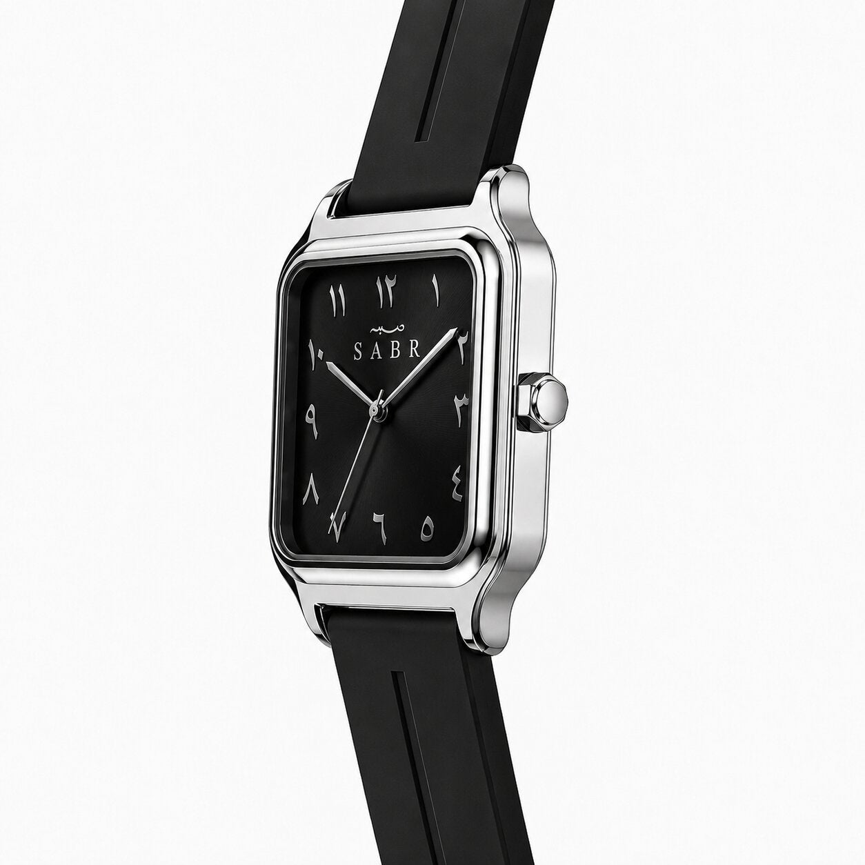 Noor Silver Black Dial