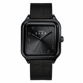 Noor Black Mesh