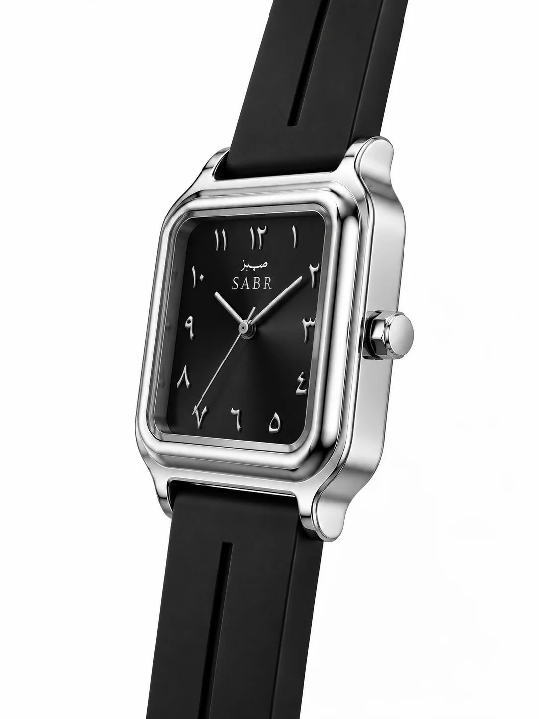 Noor Silver Black Dial