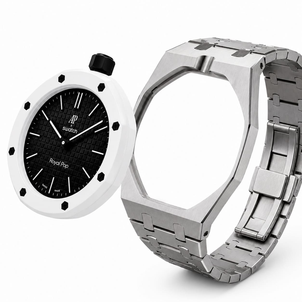 Stainless Steel Case For AP x Swatch Royal Pop – SABR WATCH