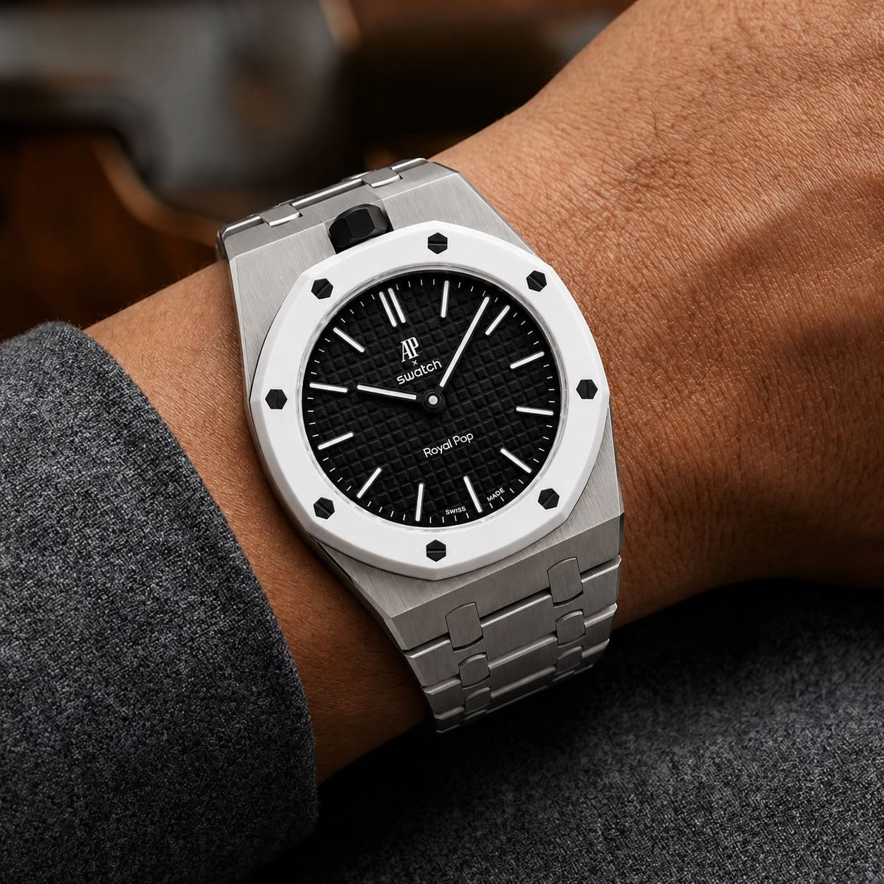 Stainless Steel Case For AP x Swatch Royal Pop – SABR WATCH